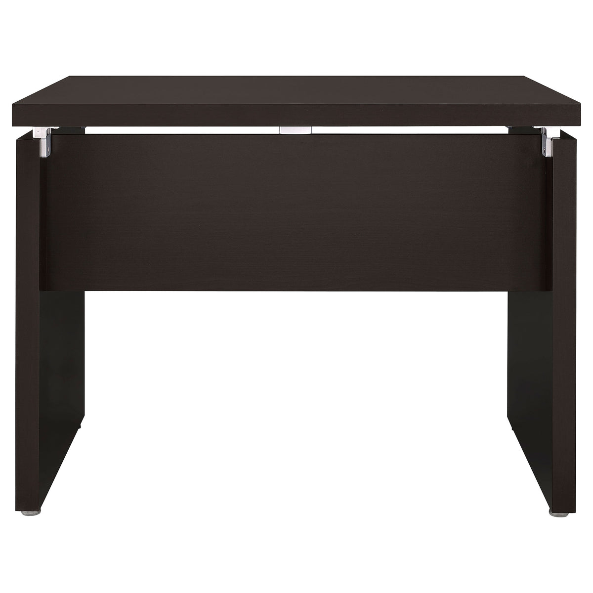Skylar L-Shaped Desk, Computer Desk & Mobile File Cabinet - Cappuccino Home Office with Keyboard Tray – view 10