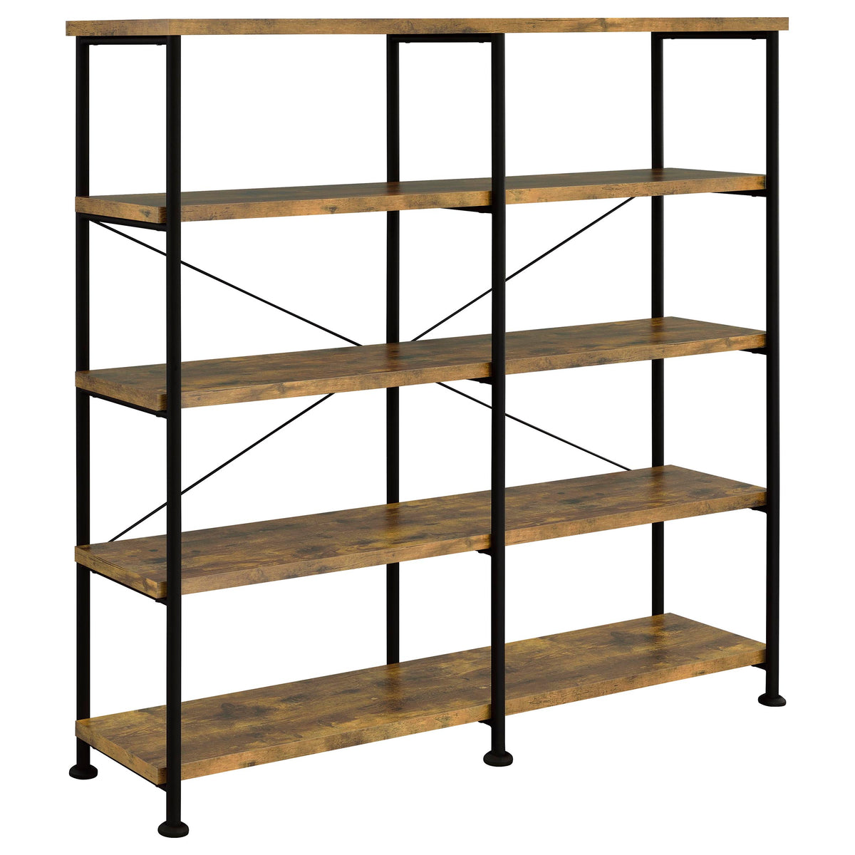 Analiese 63" 4-Shelf Bookshelf & Double Bookshelf - 60" Double Bookshelf