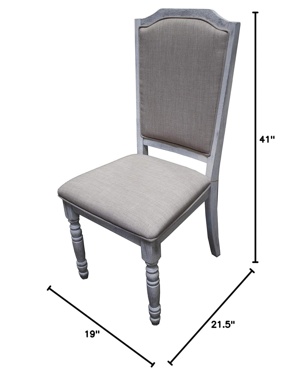 Rustic Dining Chairs - front view