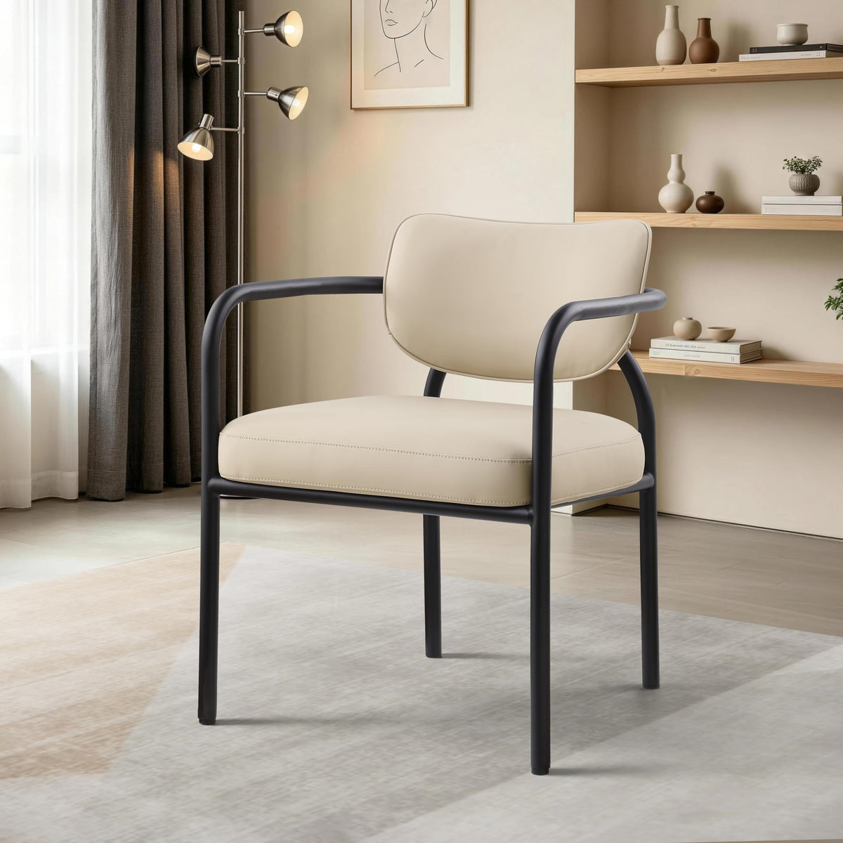 Recency Mid-Century Modern Dining Chairs - front view