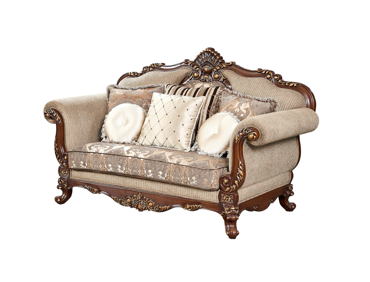 Madelyn 3-Piece Traditional Regal Living Room Set – 94" Sofa, 78" Loveseat & 30" Arm Chair in… - room setting