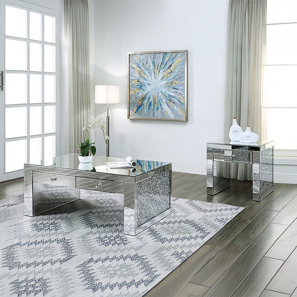Noralie Mirrored Accent, End & Console Tables