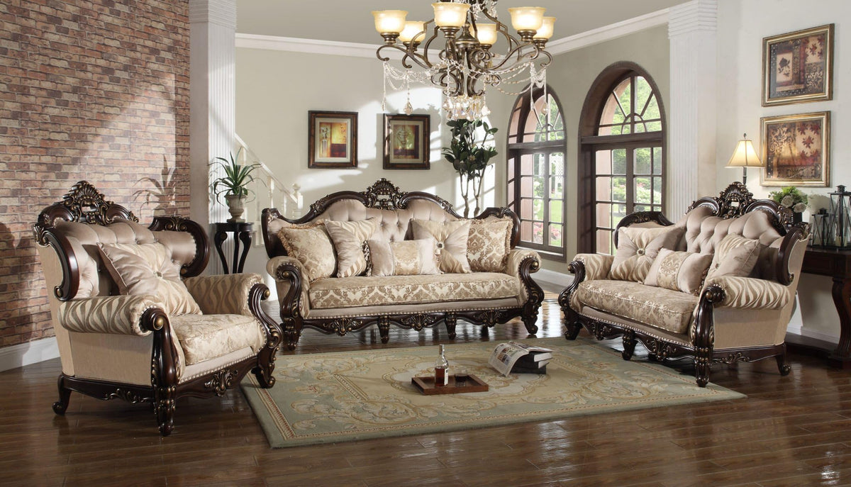 Jade Cherry Sofa & Loveseat Set — product view 4