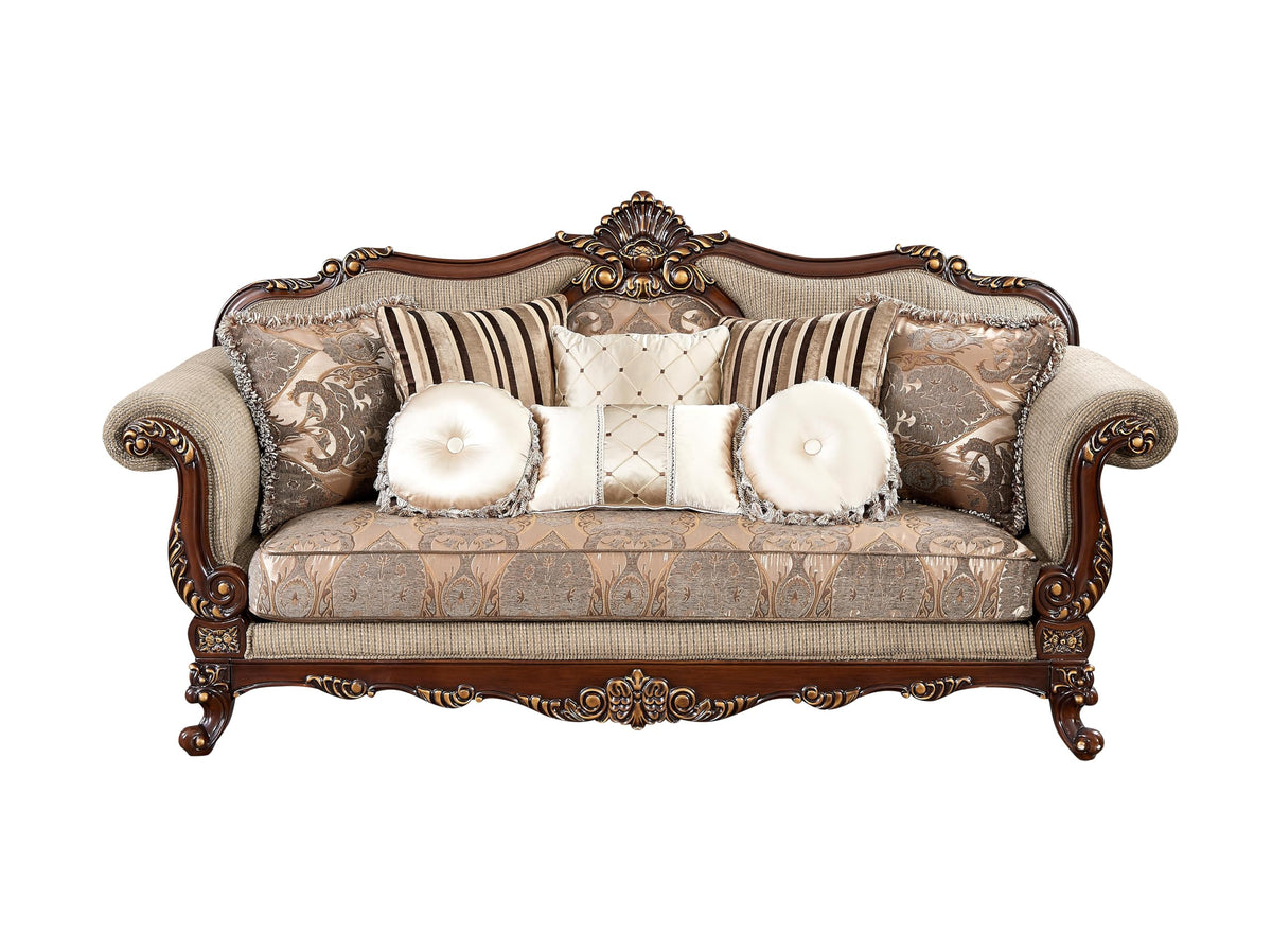 Madelyn 3-Piece Traditional Regal Living Room Set – 94" Sofa, 78" Loveseat & 30" Arm Chair in… - side view