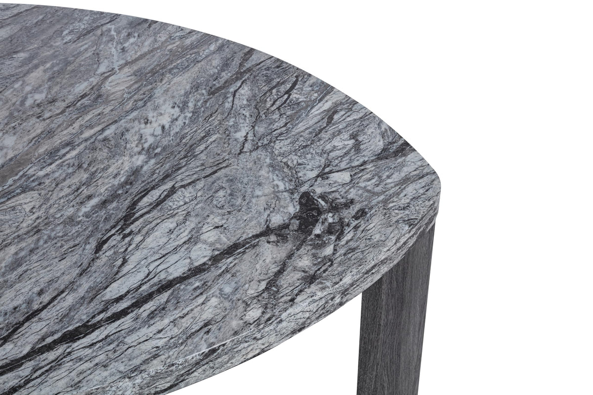 Tvoro 2-Piece Swivel Nesting Coffee Table Set - back view