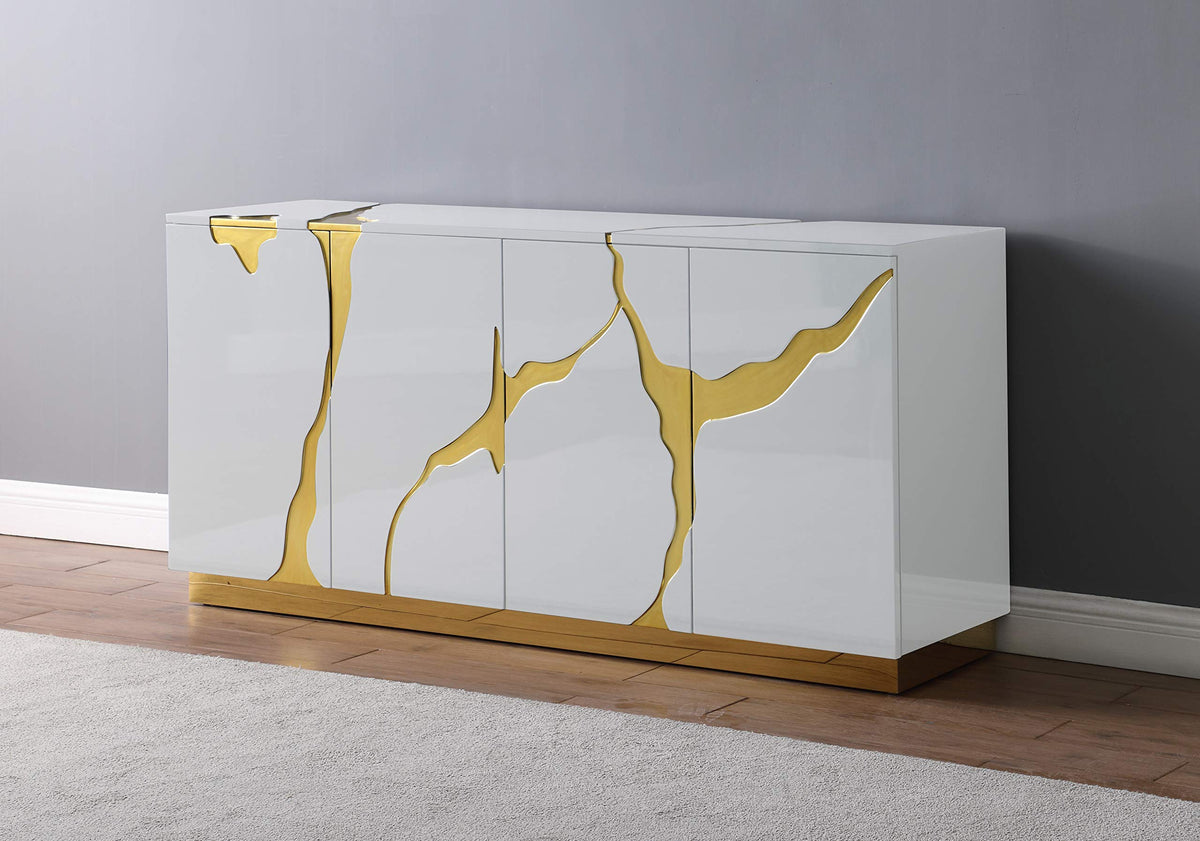 Taylor New Sideboard in White - front view