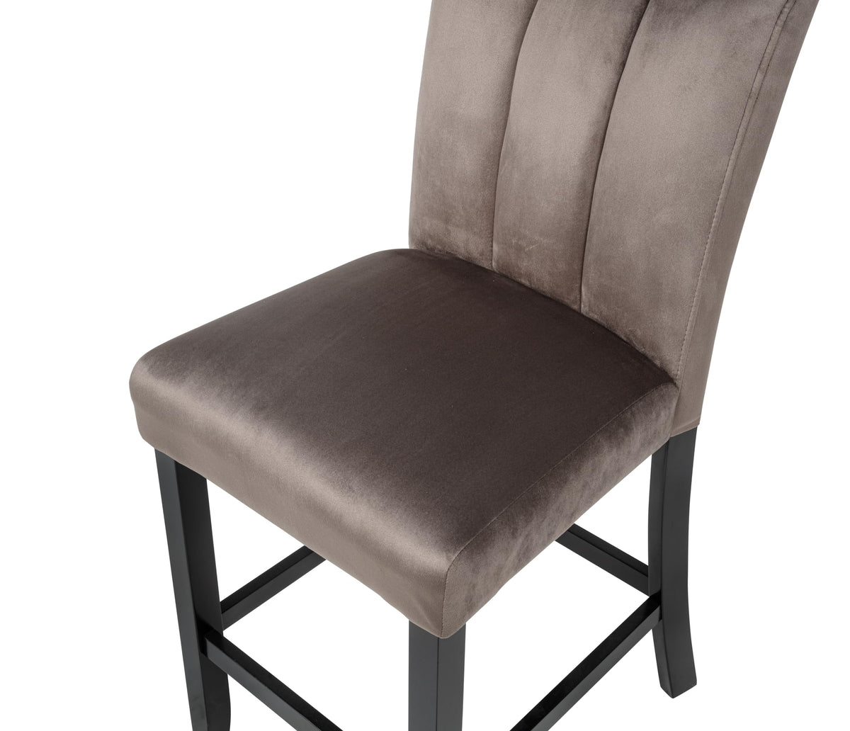 Sheridan Velvet Counter Height Dining Chairs - angle view