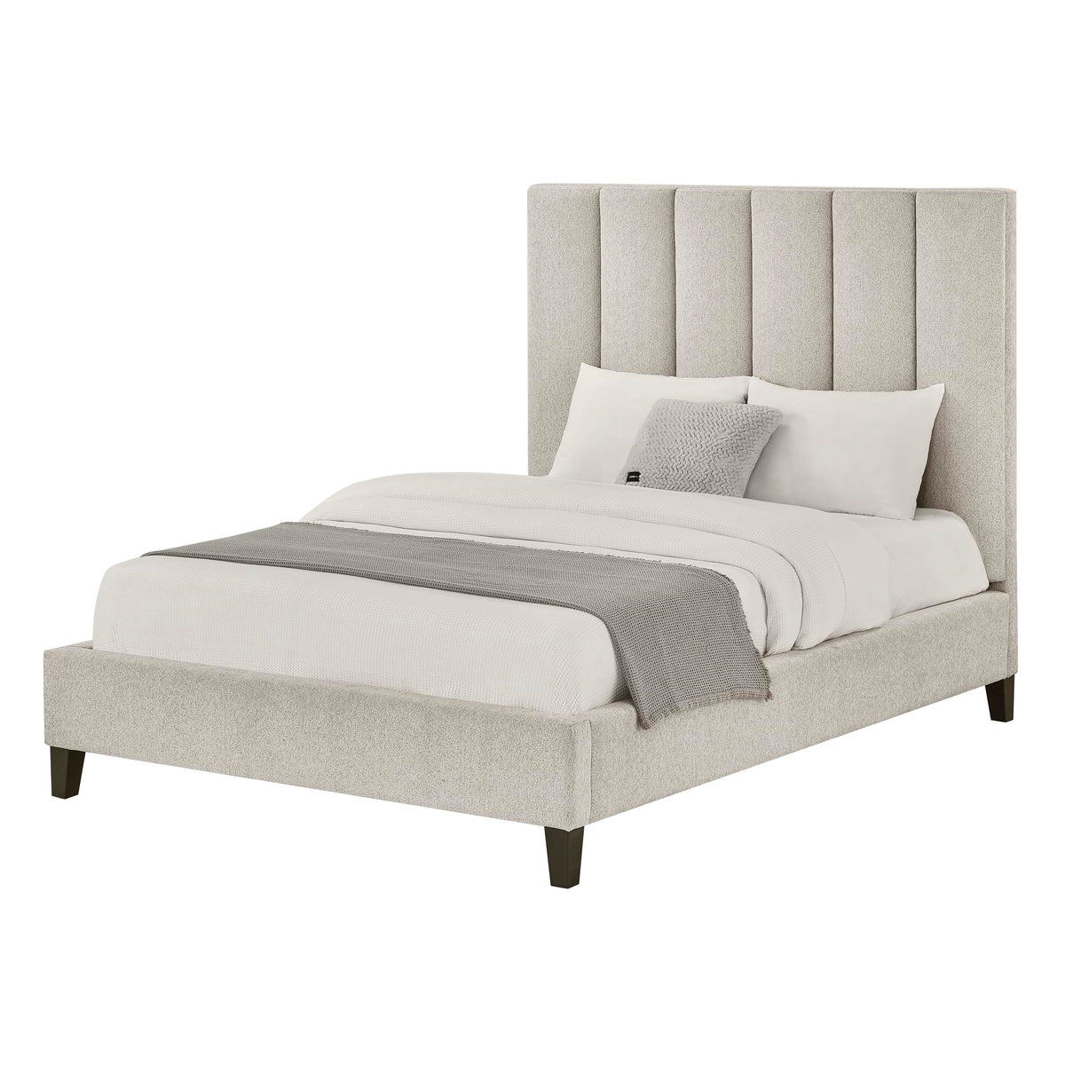 Talero Modern Upholstered California King Platform Bed Frame