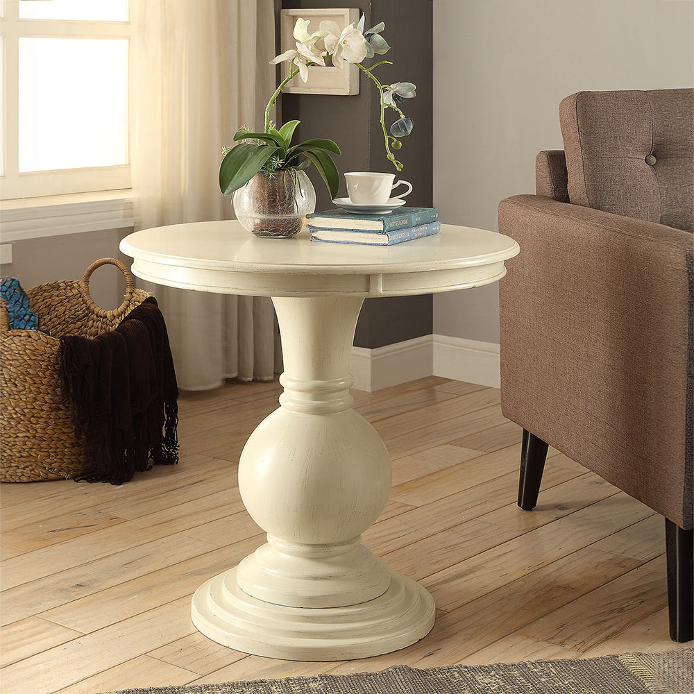 Alyx Round Pedestal Accent Table