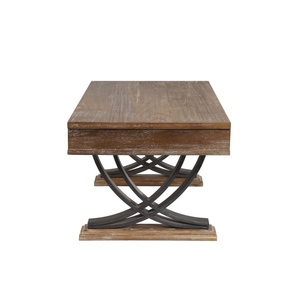 Pellio Rustic Industrial Coffee & End Table