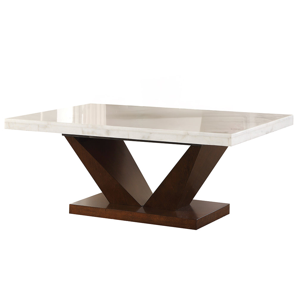 Forbes Marble-Top Coffee Table