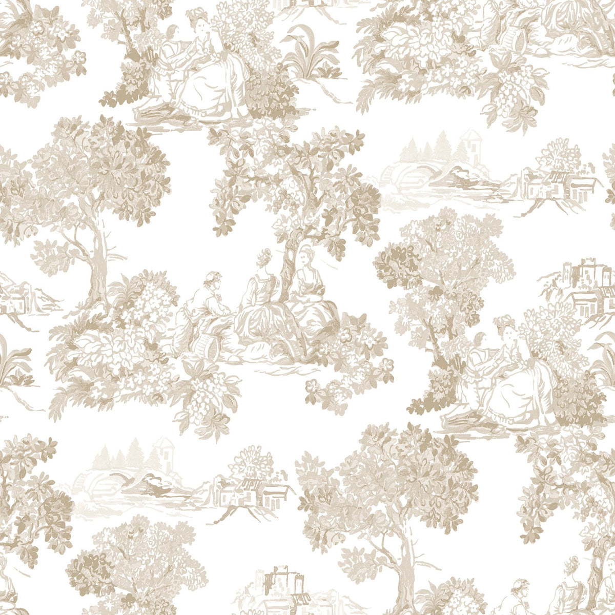 Galerie Blooming Garden Toile Wallpaper