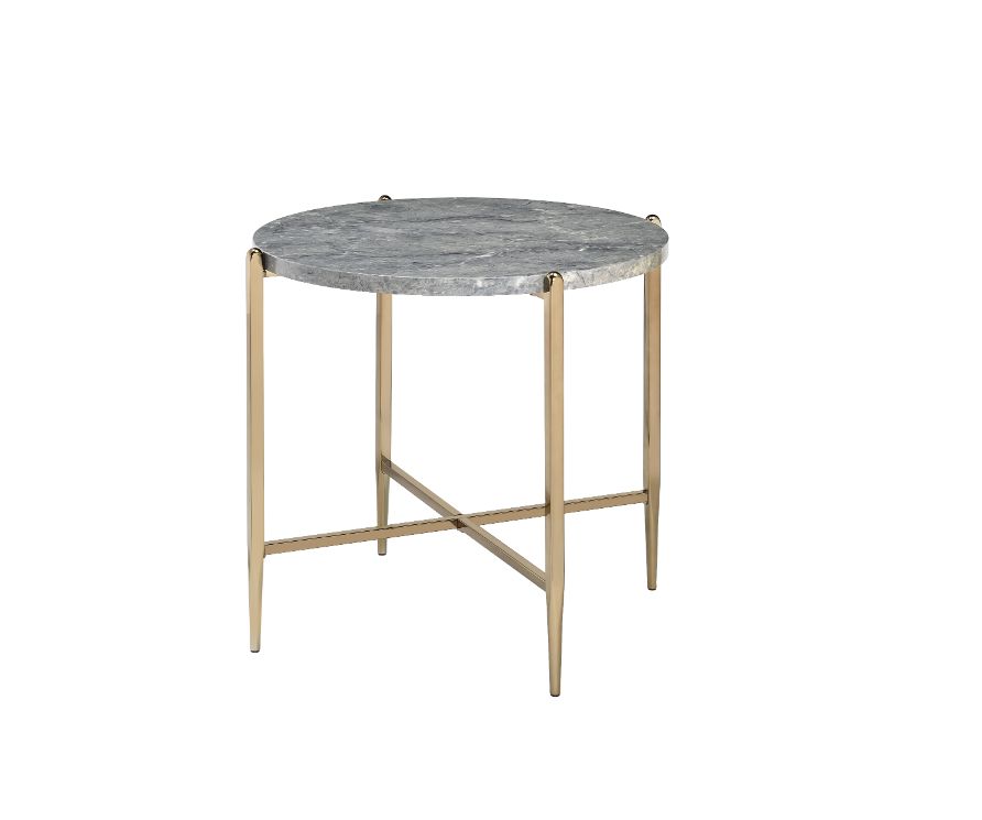 Tainte Round End Table
