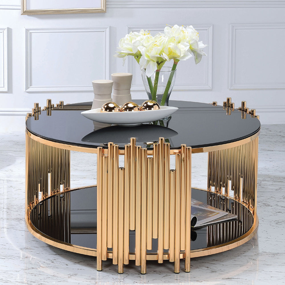 Tanquin Round Drum Coffee & End Table