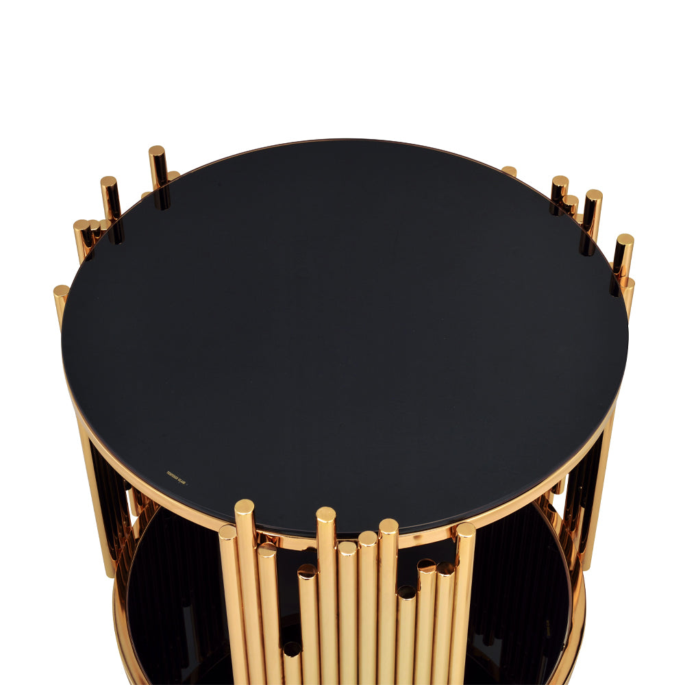 Tanquin Round Drum Coffee & End Table