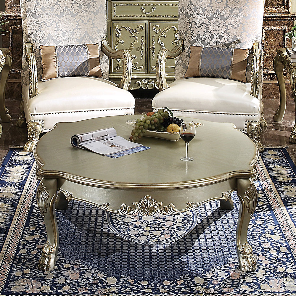Dresden II Crescent Sofa, Chair & Coffee Table