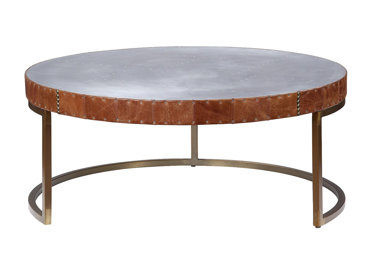 Tamas Round Drum Coffee Table