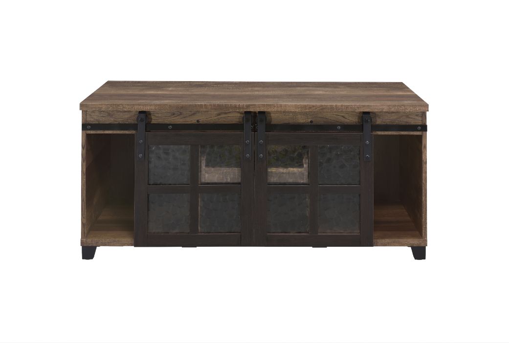 Nineel Barn Door Coffee Table