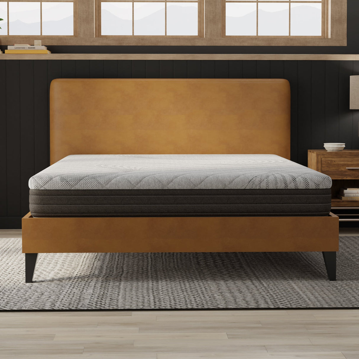 8” Essentials Comfort Reactive Medium Firm Mattress - Cooling Foam