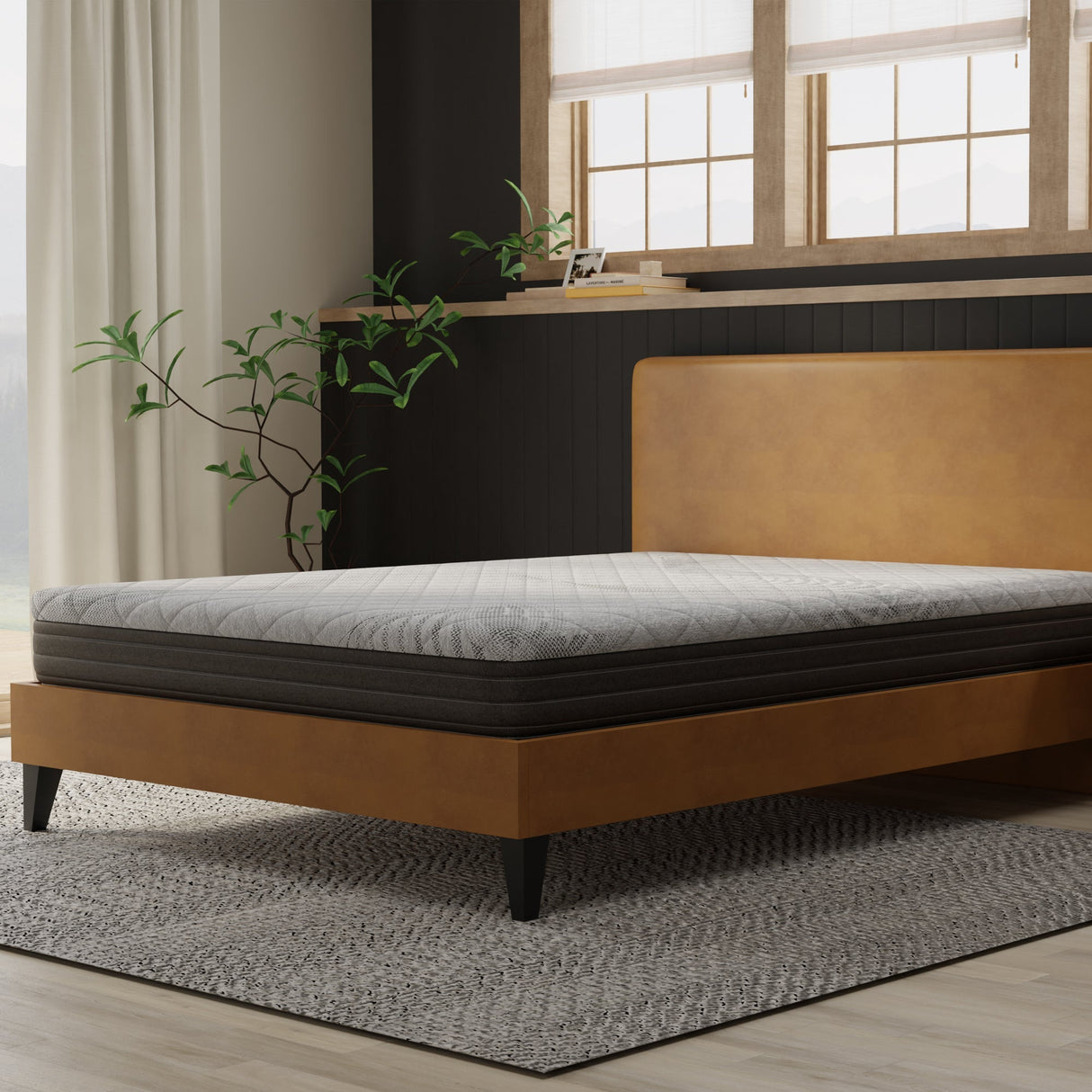 8” Essentials Comfort Reactive Medium Firm Mattress - Cooling Foam