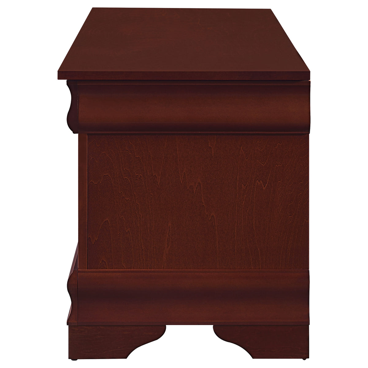 Pablo 47" Cedar-Lined Storage Chest - Traditional Flip-Top Blanket Chest in Warm Brown โ view 6