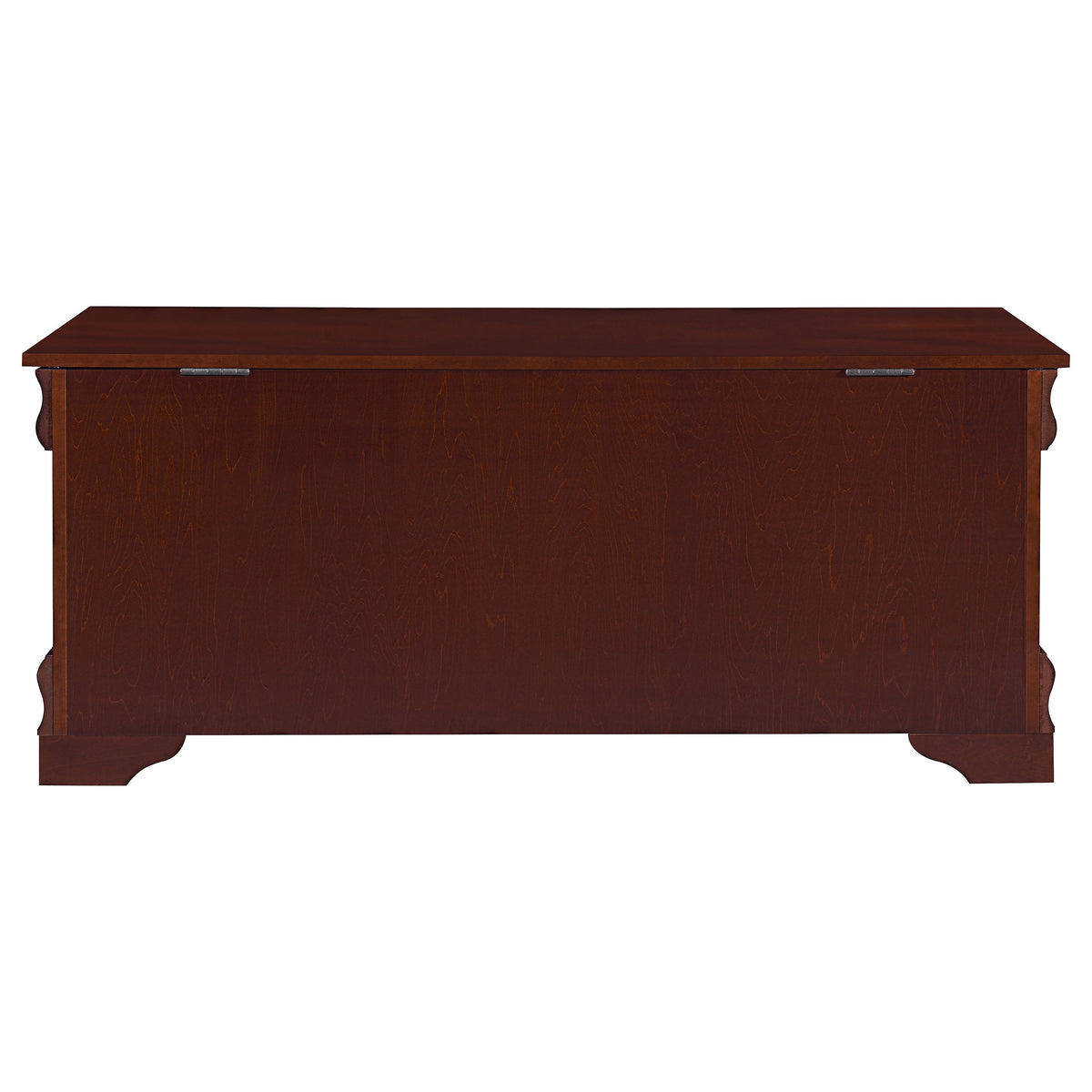 Pablo 47" Cedar-Lined Storage Chest - Traditional Flip-Top Blanket Chest in Warm Brown โ view 8