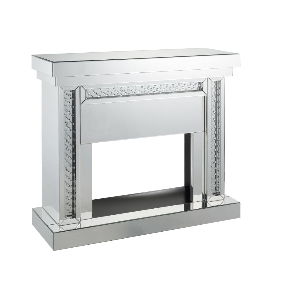 Nysa Mirrored LED Electric Fireplace