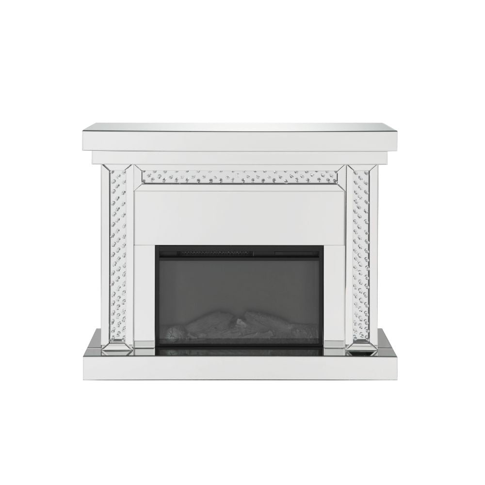 Nysa Mirrored LED Electric Fireplace