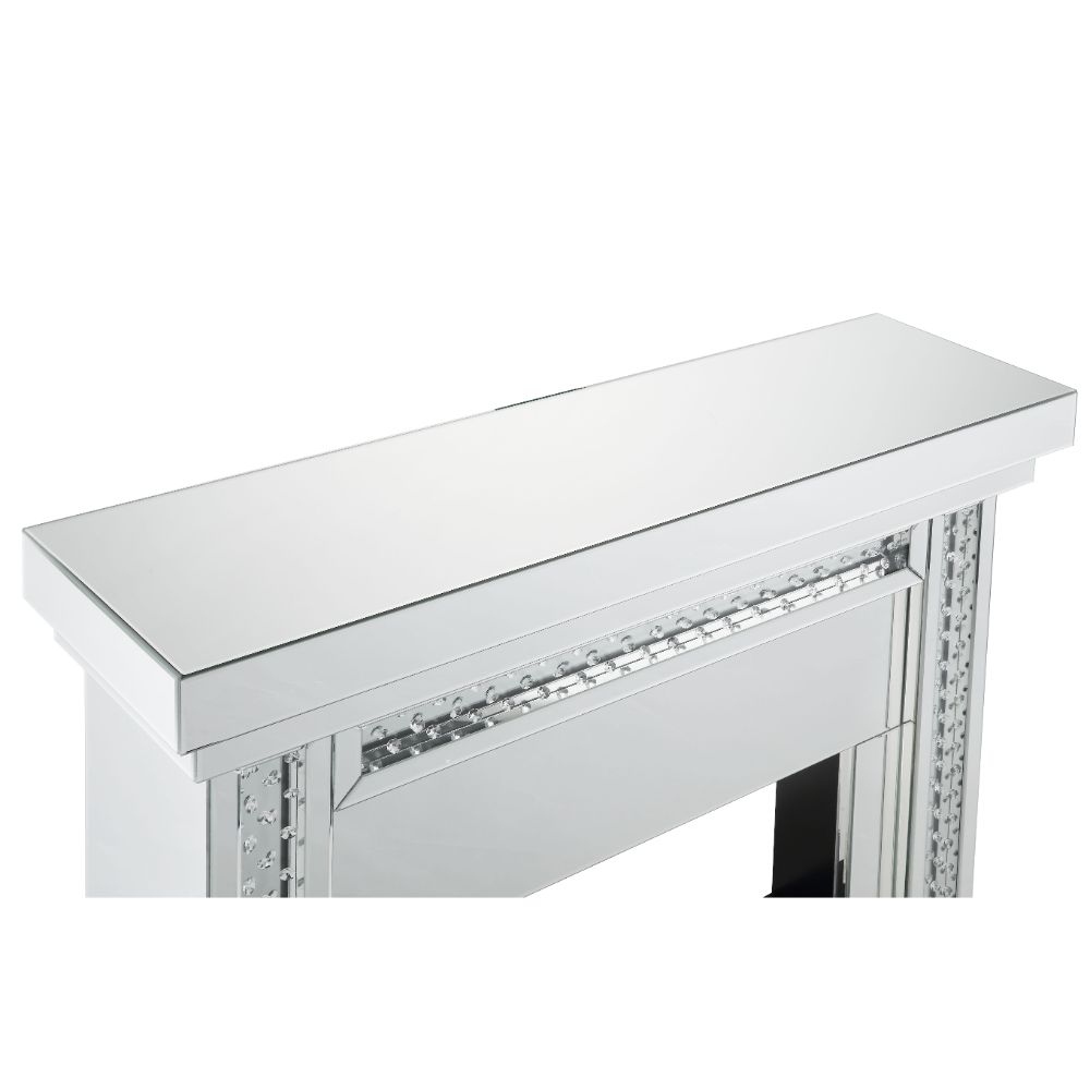 Nysa Mirrored LED Electric Fireplace