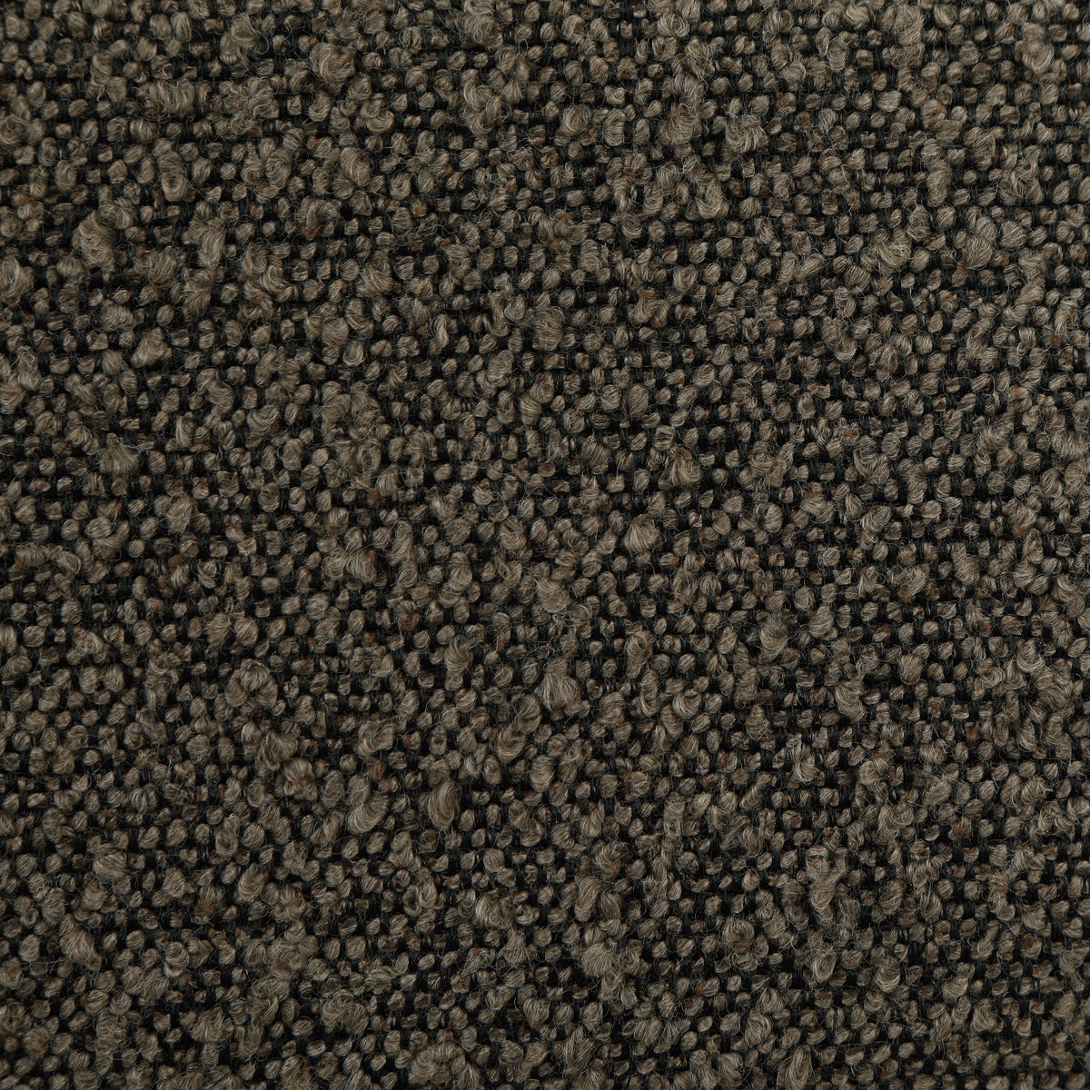 Petra Curved Boucle Accent Chair - Fully Upholstered Sculptural Silhouette in Chocolate Brown – view 10