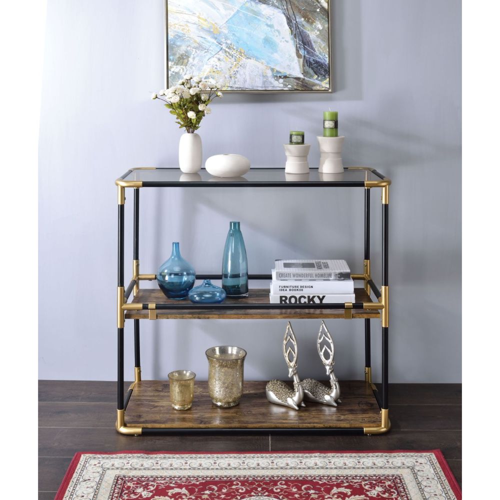 Heleris Industrial Console Table