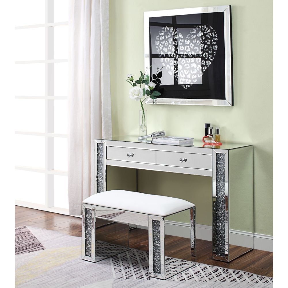 Noralie Glam Mirrored Desks