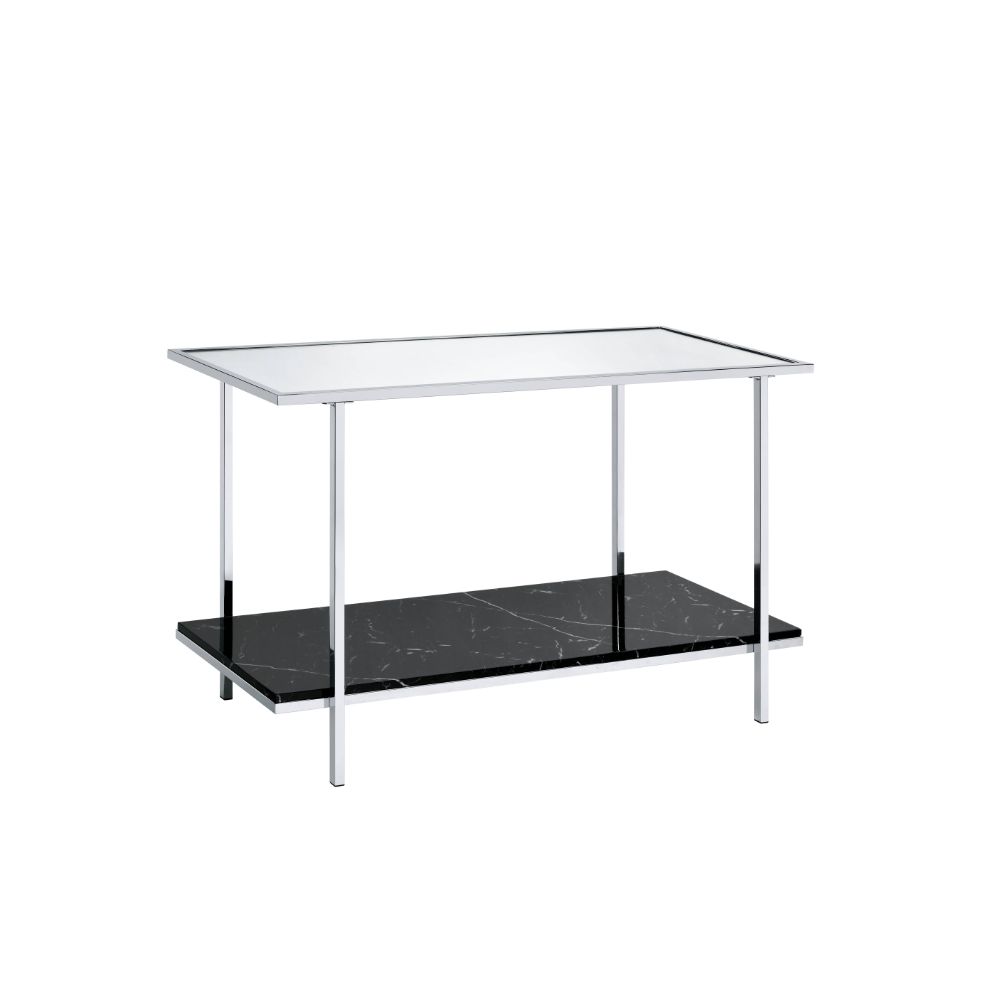 Angwin Mirrored Console Table & Accent Mirror