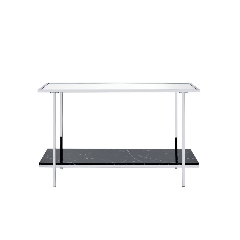 Angwin Mirrored Console Table & Accent Mirror