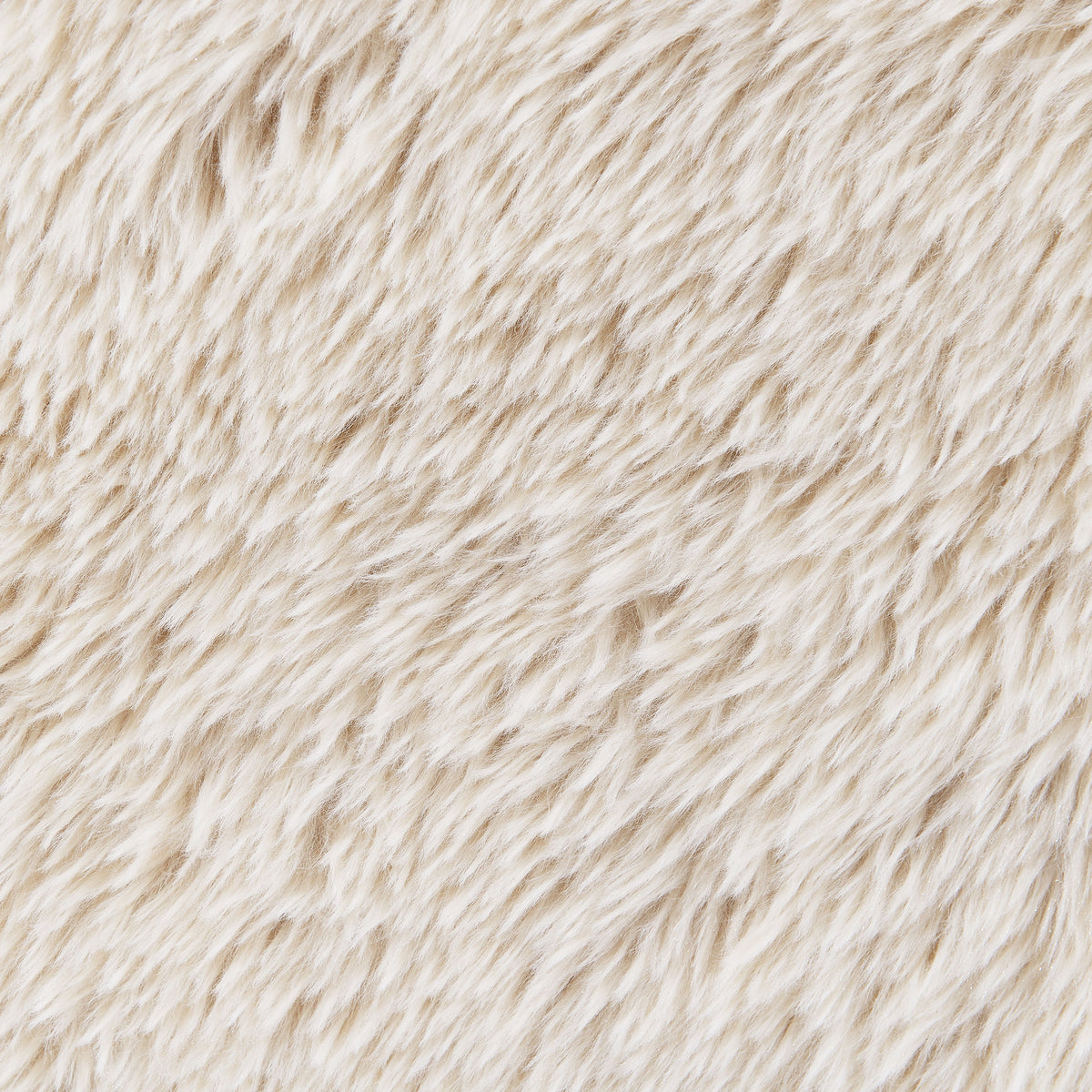 Fitzroy Faux Fur Accent Chair with Solid Wood Arms - Plush Latte Lounge Chair – view 9
