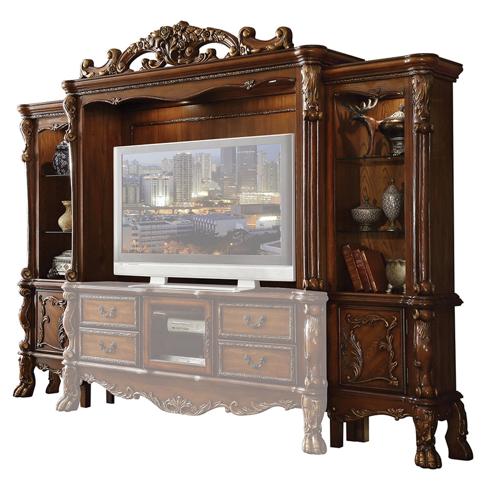 Dresden Traditional Entertainment Center, TV Stand & Electric Fireplace