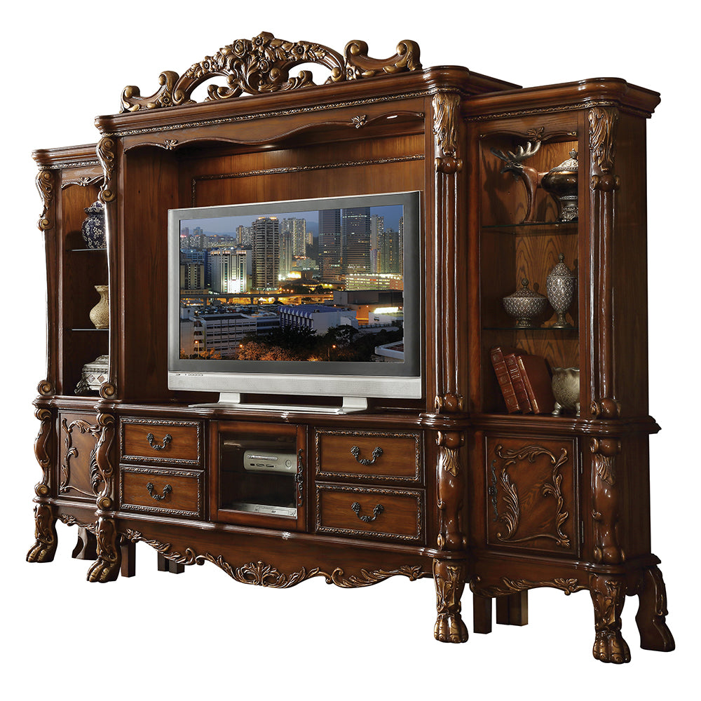 Dresden Traditional Entertainment Center, TV Stand & Electric Fireplace