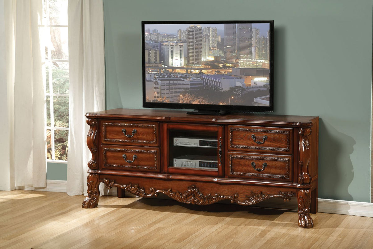 Dresden Traditional Entertainment Center, TV Stand & Electric Fireplace