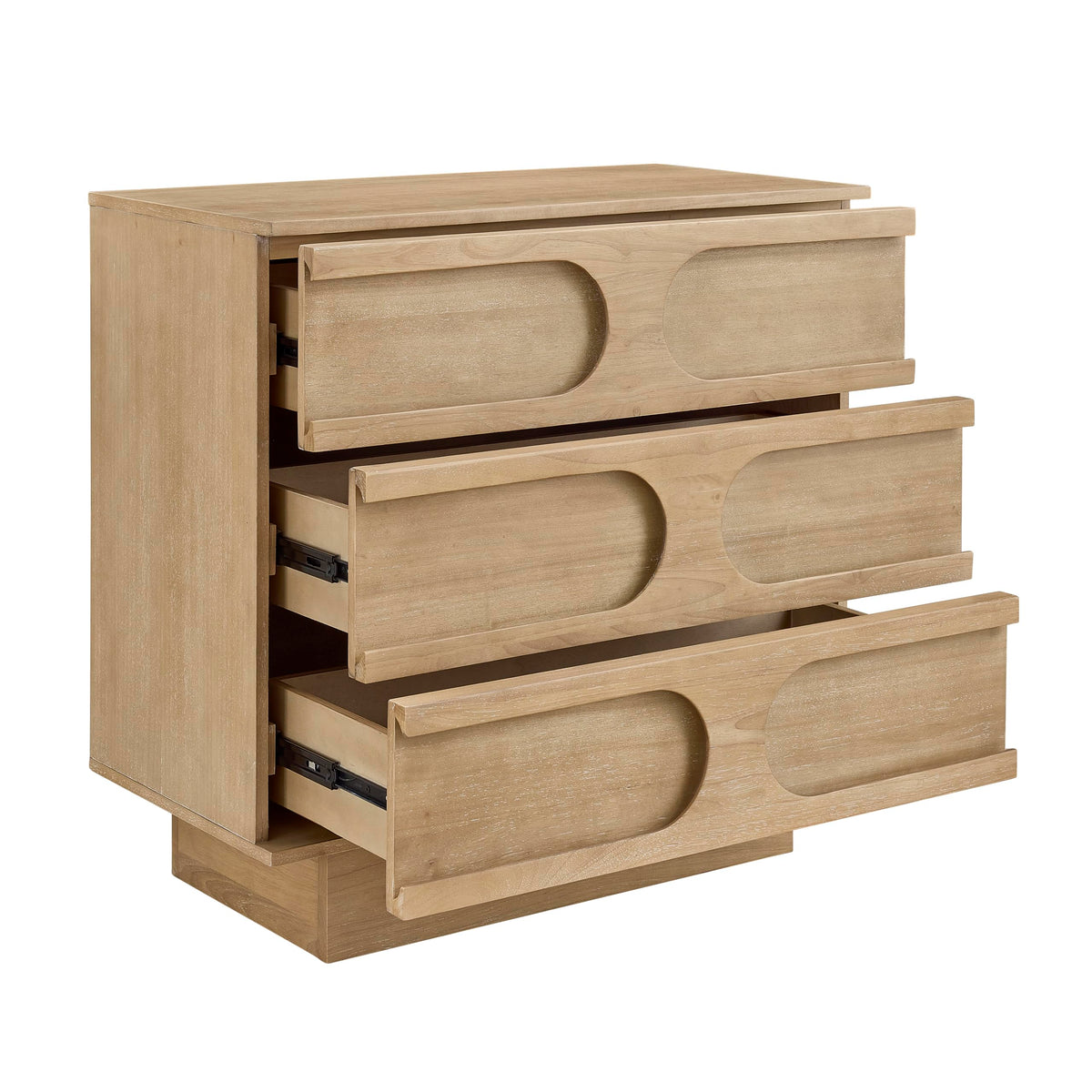 Capri carved inlay accent cabinet