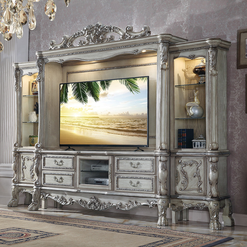 Dresden Traditional Entertainment Center, TV Stand & Electric Fireplace