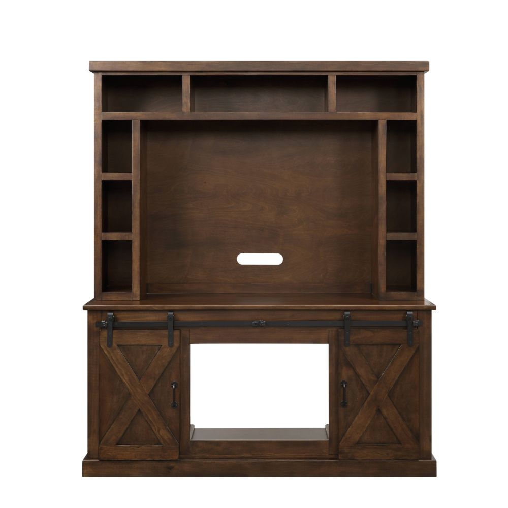 Aksel Entertainment Center with LED Electric Fireplace