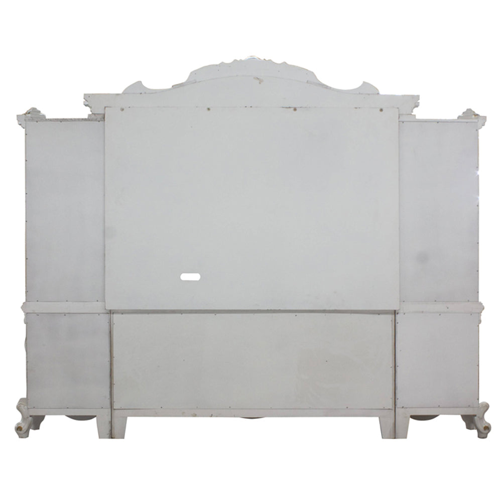 Picardy Entertainment Center, Fireplace, Mirror & Bench