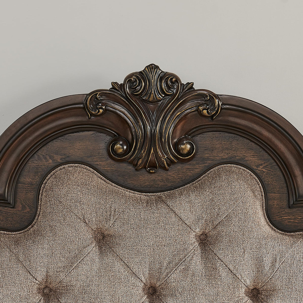 Belvedere 86" California King Platform Wood Bed Frame - back view