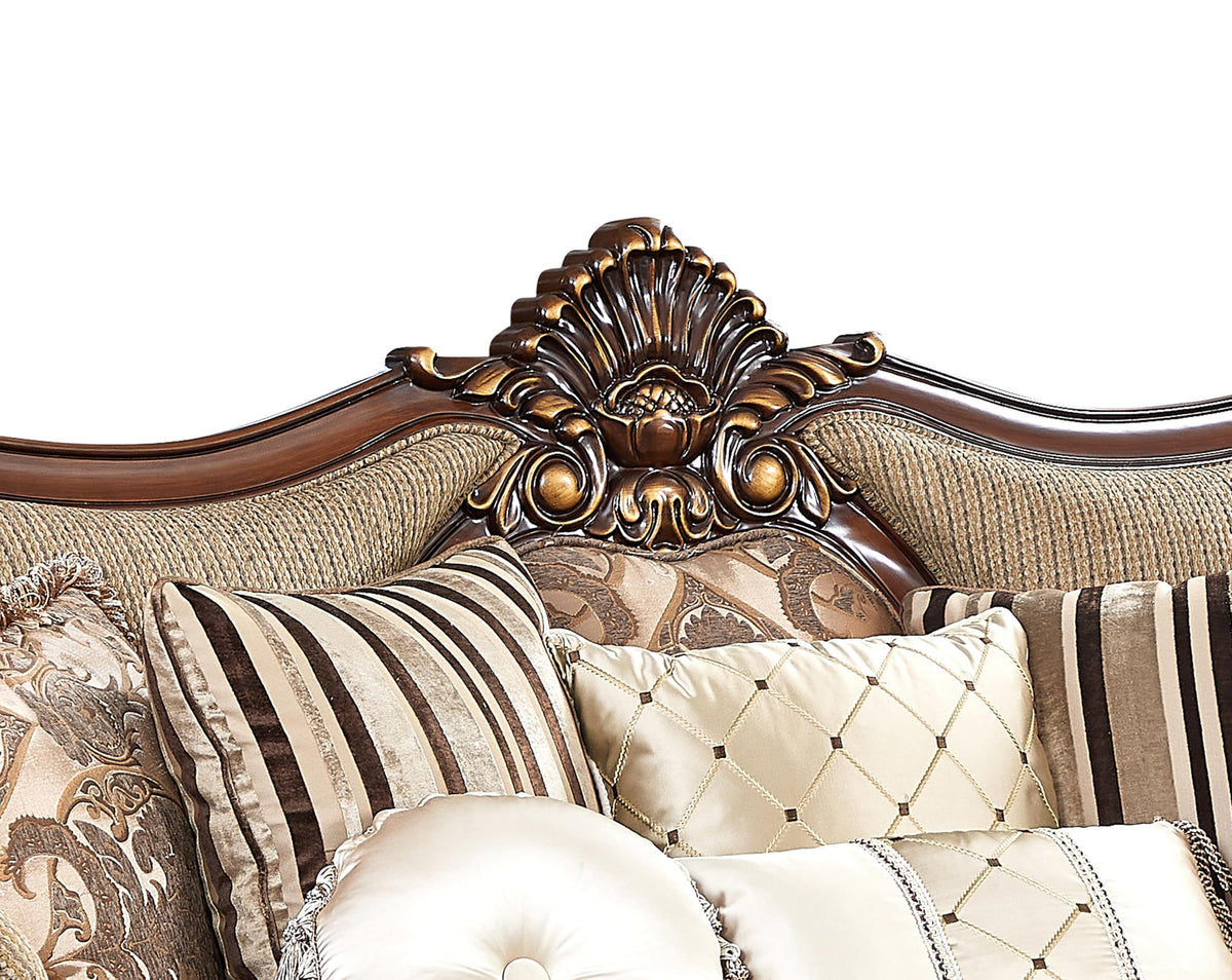 Madelyn 3-Piece Traditional Regal Living Room Set – 94" Sofa, 78" Loveseat & 30" Arm Chair in… - detail view