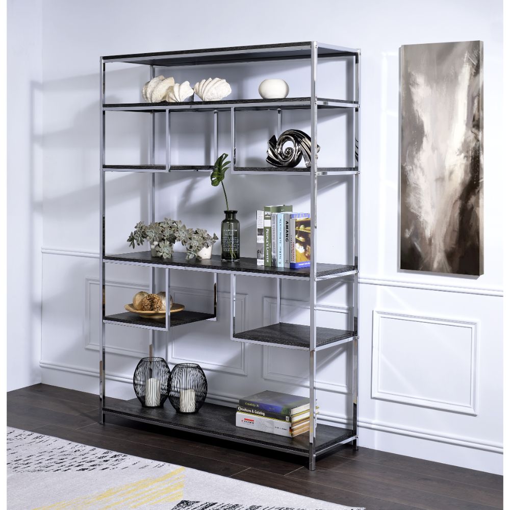 Vonara Geometric Etagere Bookshelf