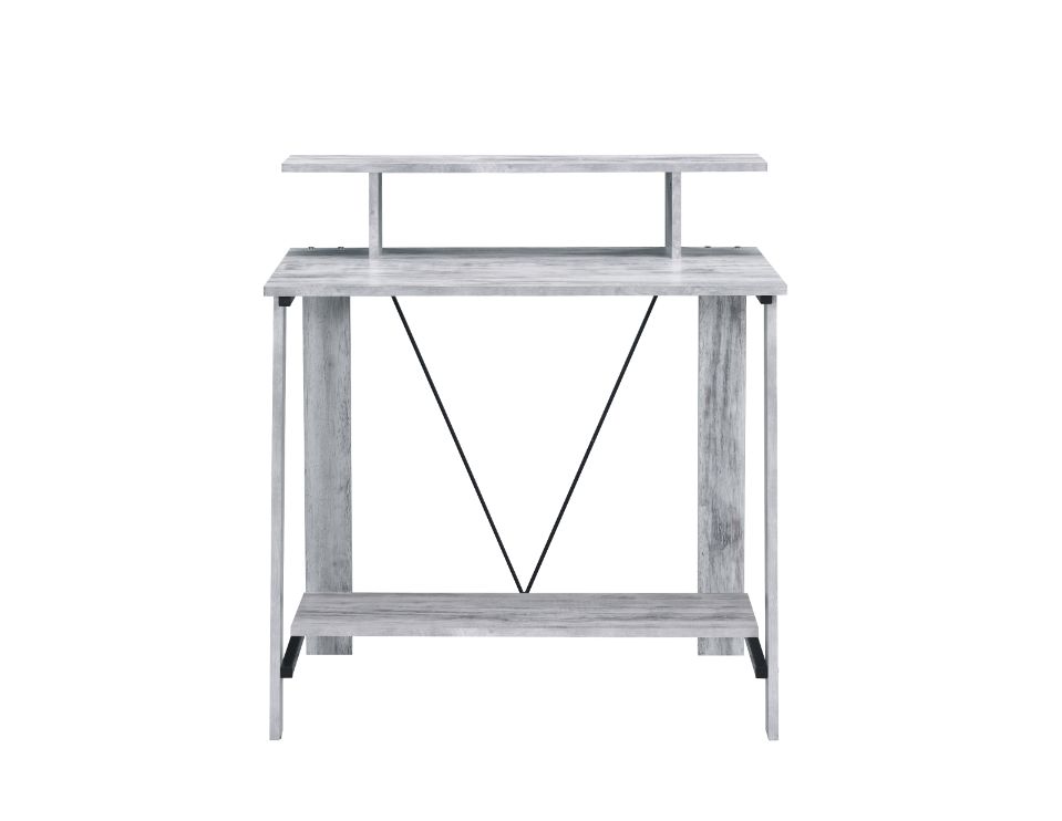 Nypho Industrial Writing Desk & Bookshelf