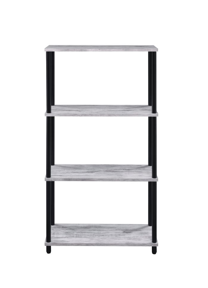 Nypho Industrial Writing Desk & Bookshelf
