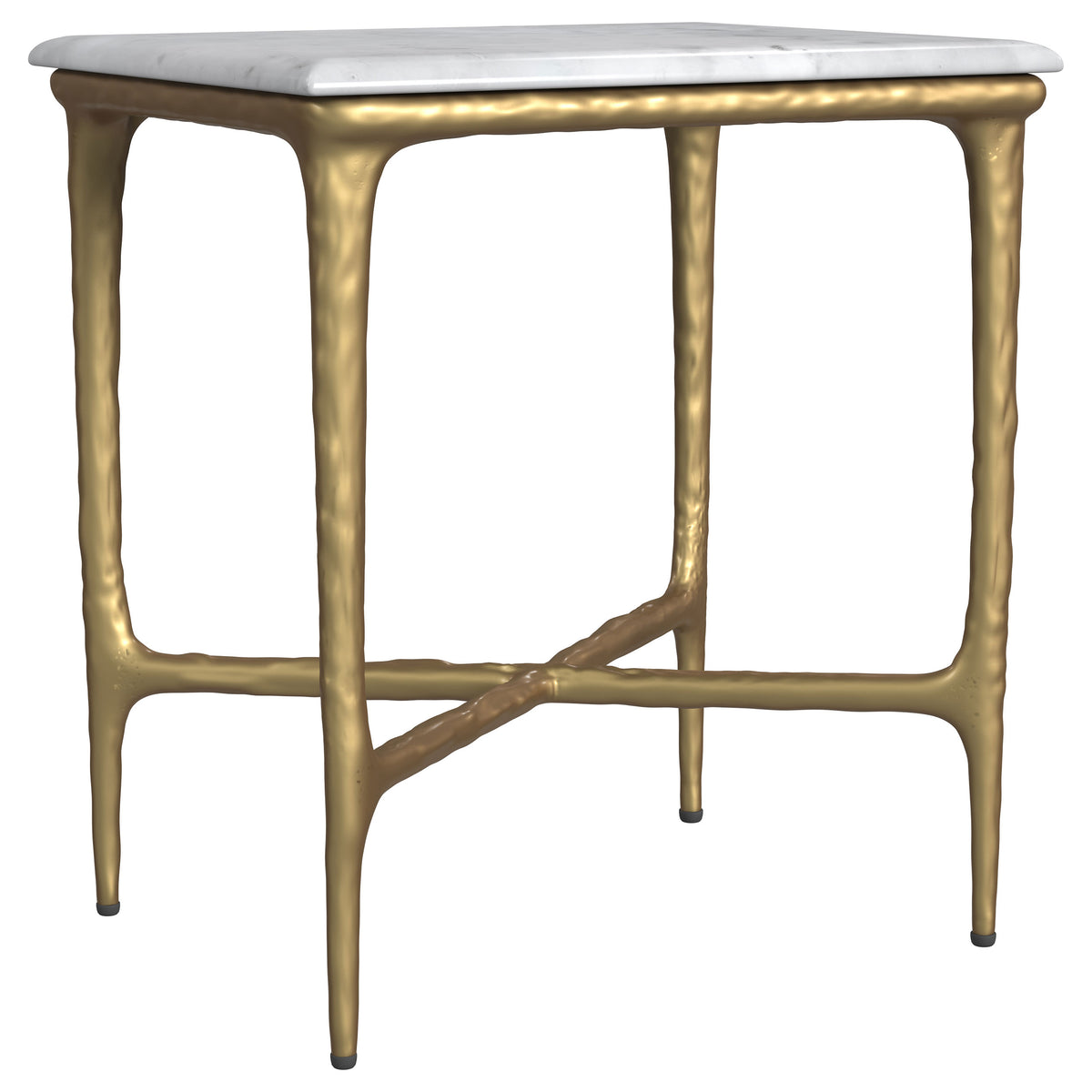 Baldwin Rectangular Marble Top Side Table