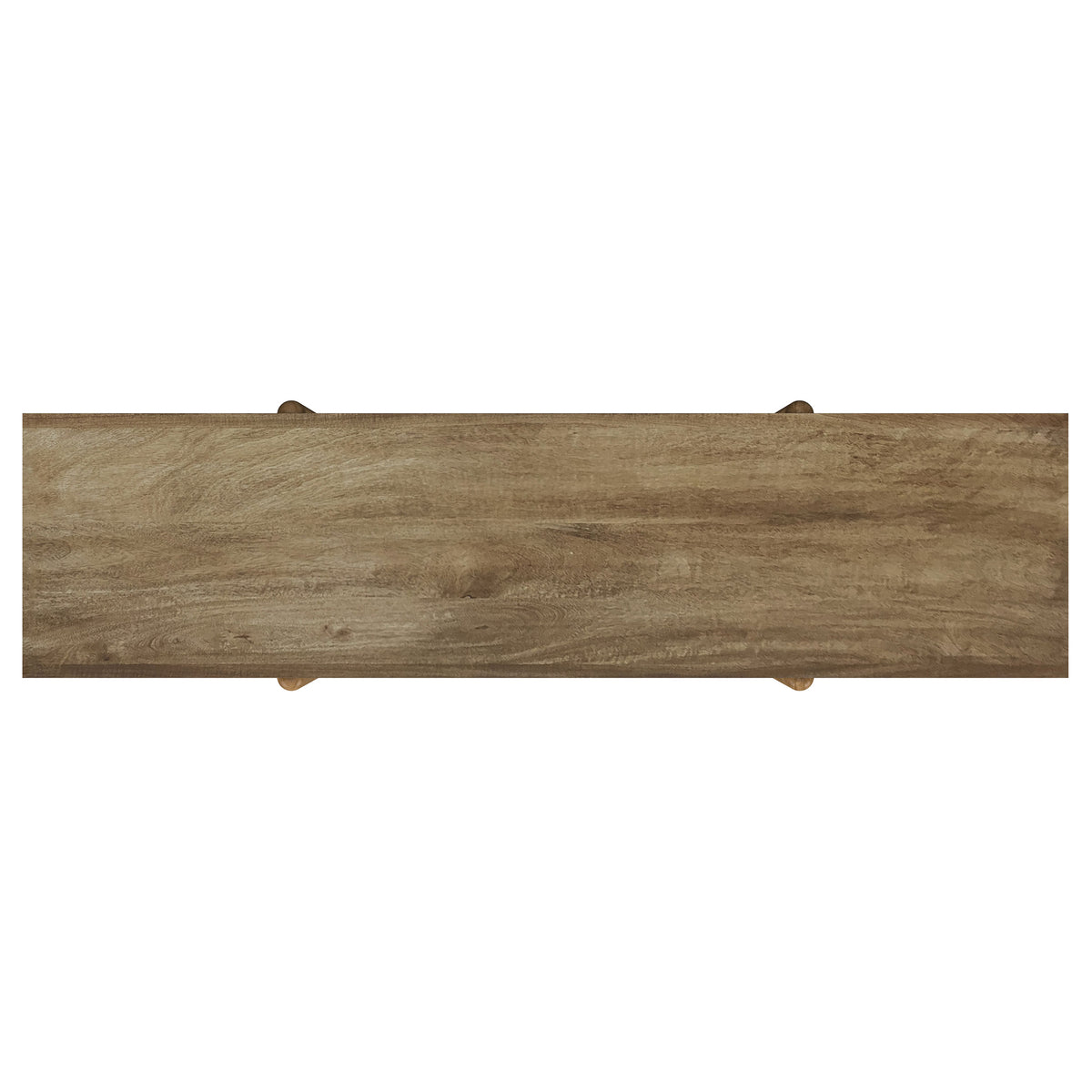 Darius 57" Solid Mango Wood Console Table - Minimalist Entryway Table in Natural – view 10