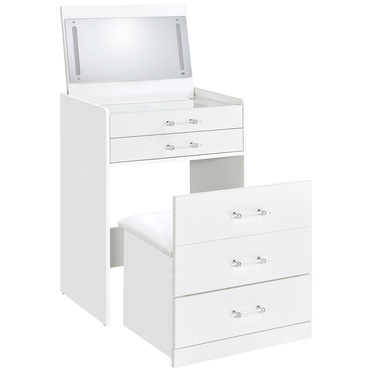 Danbury Makeup Vanity & Stool Set -